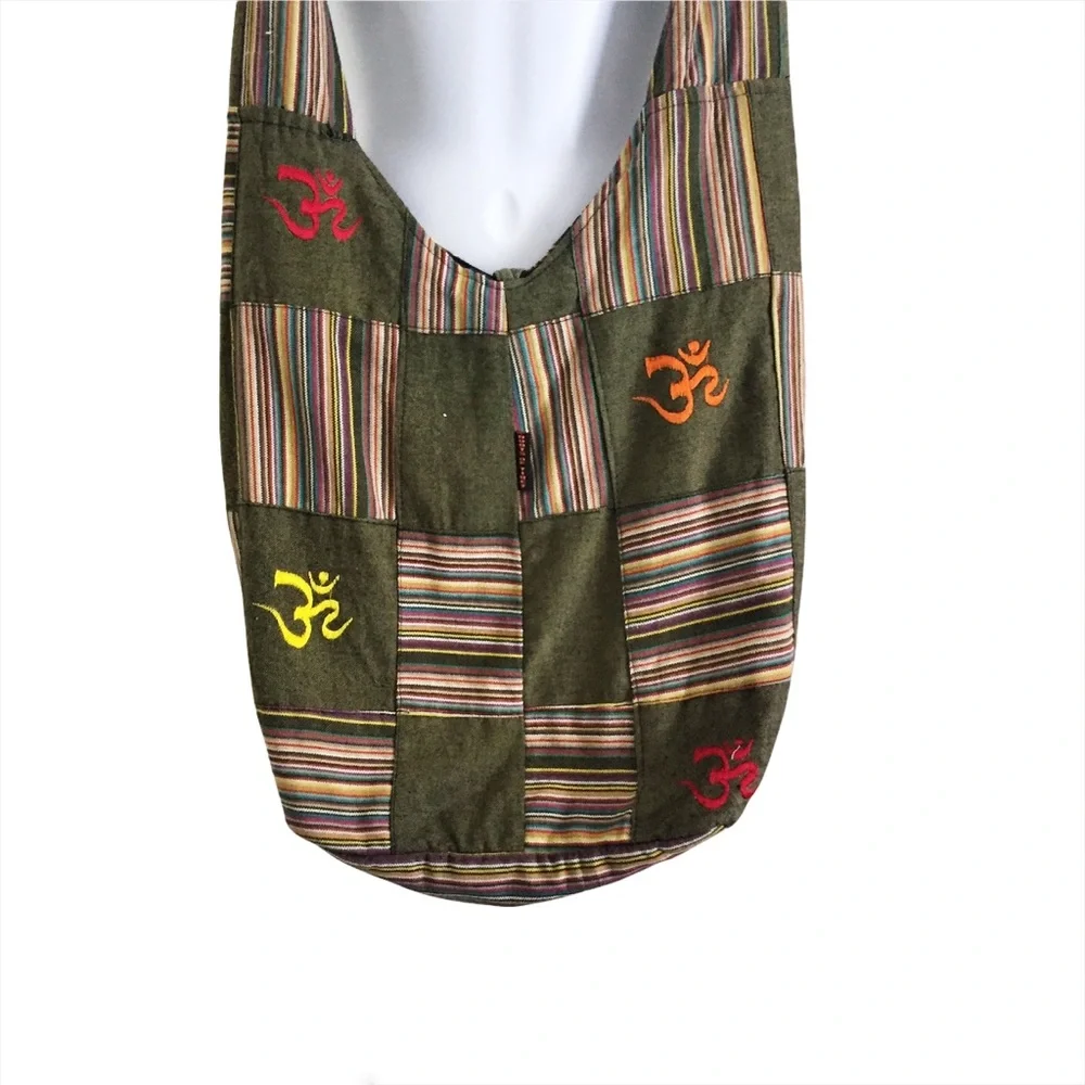 Roots of Tibet Fabric Crossbody Sling Bag